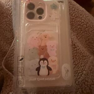 Lovely Day Clear Case with Cute Animal Design